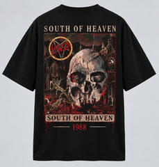 Camiseta Premium SLAYER - SOUTH OF HEAVEN 1988 (Horma Oversized)