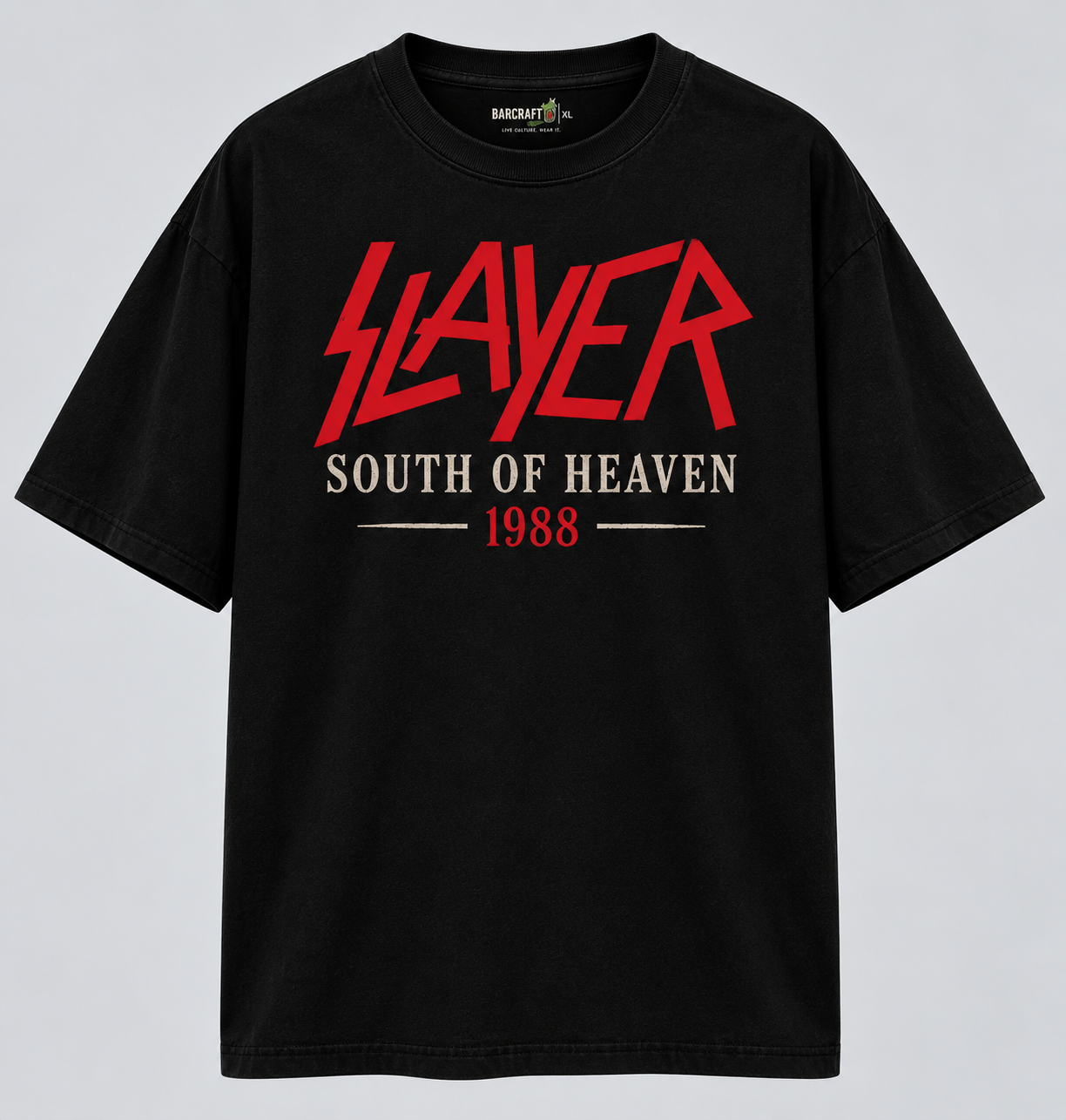 Camiseta Premium SLAYER - SOUTH OF HEAVEN 1988 (Horma Oversized)