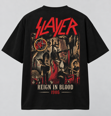 Camiseta Premium SLAYER - REIGN IN BLOOD 1986 (Horma Oversized)