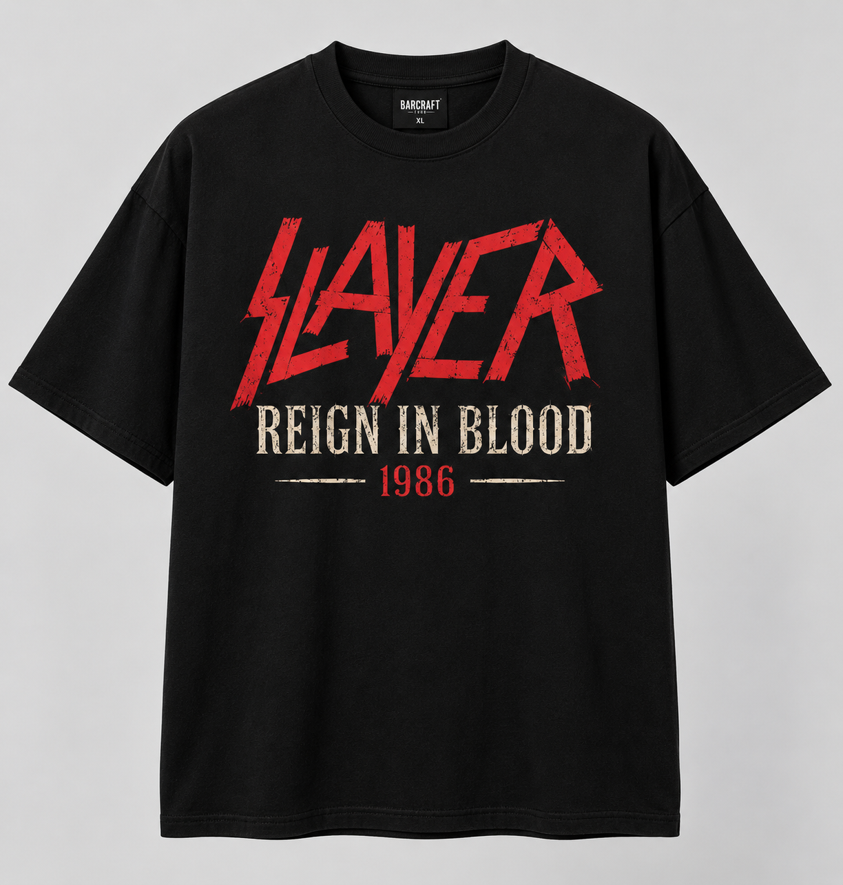 Camiseta Premium SLAYER - REIGN IN BLOOD 1986 (Horma Oversized)