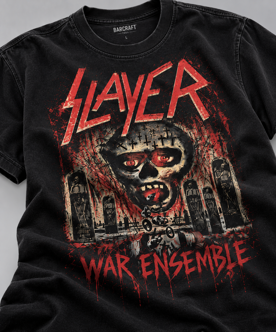 Camiseta Slayer WAR ENSEMBLE - Urbana Premium