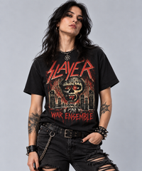 Camiseta Slayer WAR ENSEMBLE - Urbana Premium
