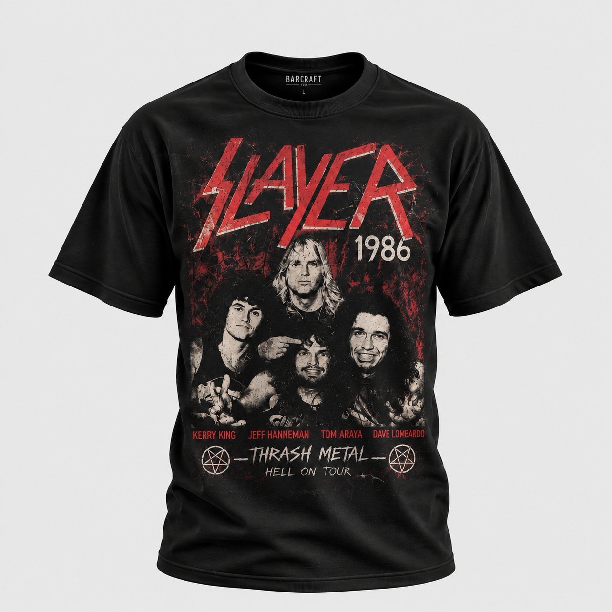 Camiseta Slayer 1986 | Thrash Metal | Urbana Premium