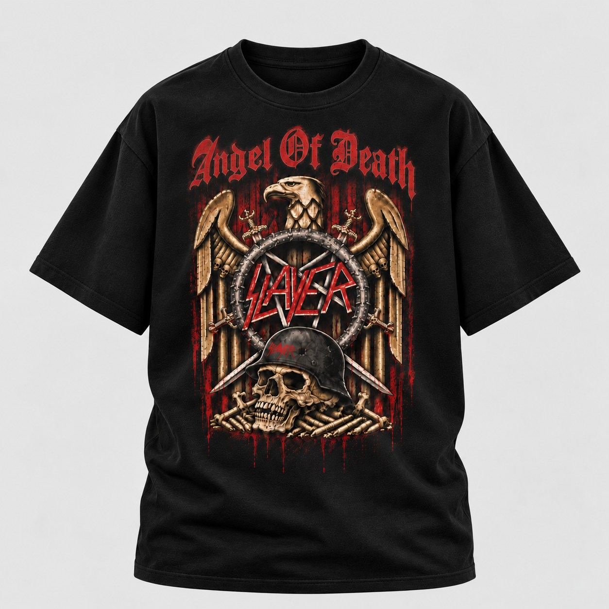 Camiseta Slayer Angel of Death |Thrash Metal | Urbana Premium