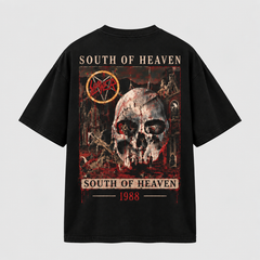 Camiseta Slayer South of Heaven 1988 |Thrash Metal | Oversize Premium