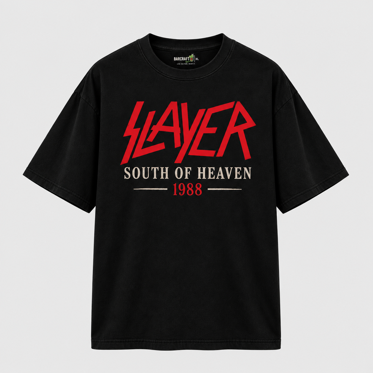 Camiseta Slayer South of Heaven 1988 |Thrash Metal | Oversize Premium