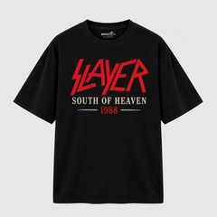 Camiseta Slayer South of Heaven 1988 |Thrash Metal | Oversize Premium