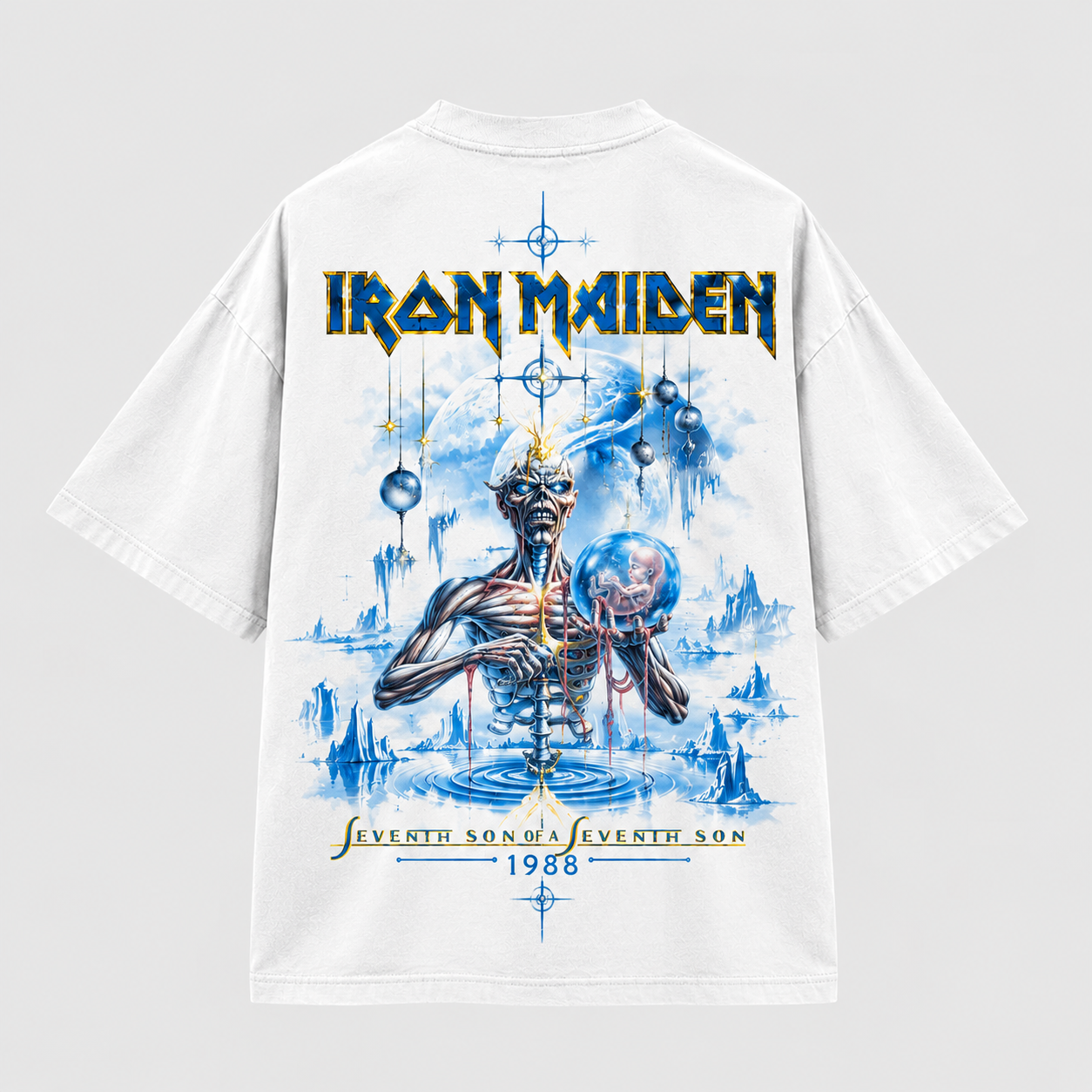 Camiseta Iron Maiden Seventh Son of a Seventh Son  | Heavy Metal | Oversize Premium