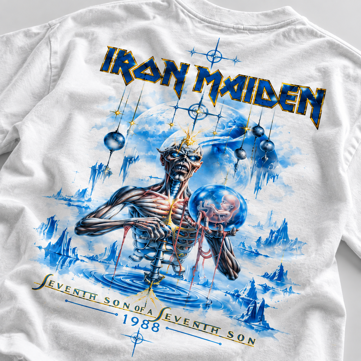 Camiseta Iron Maiden Seventh Son of a Seventh Son  | Heavy Metal | Oversize Premium
