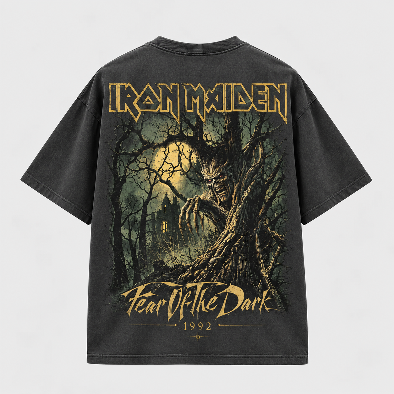 Camiseta Iron Maiden Fear of the Dark | Heavy Metal | Oversize Premium