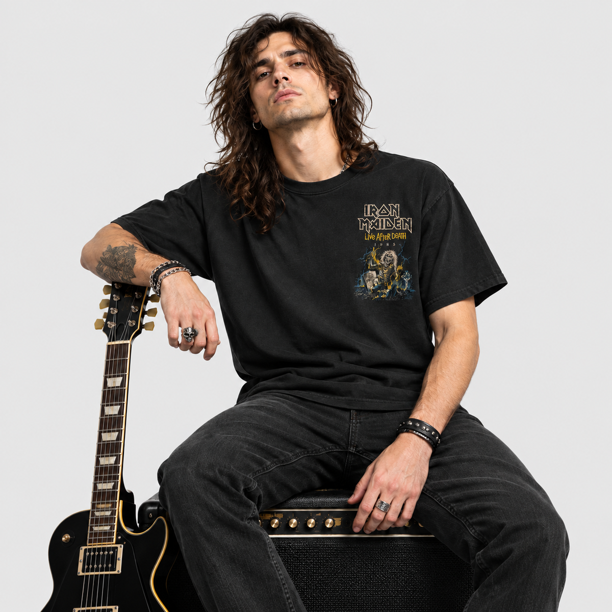 Camiseta Iron Maiden Live After Death | Heavy Metal |  Urbana Premium
