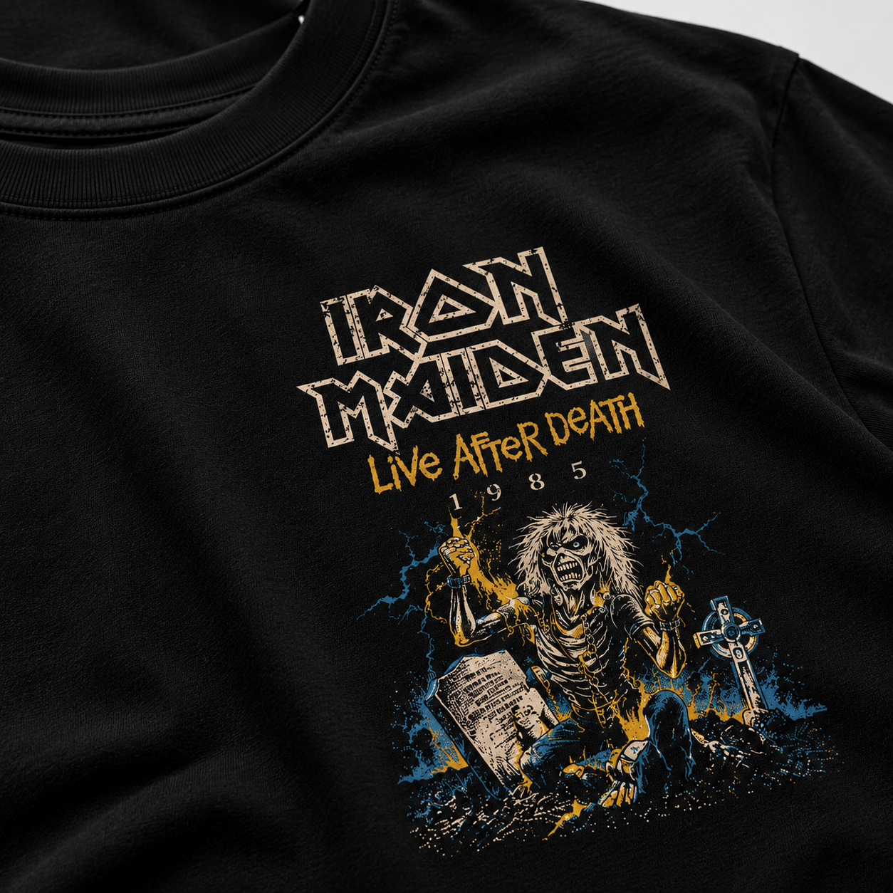 Camiseta Iron Maiden Live After Death | Heavy Metal |  Urbana Premium