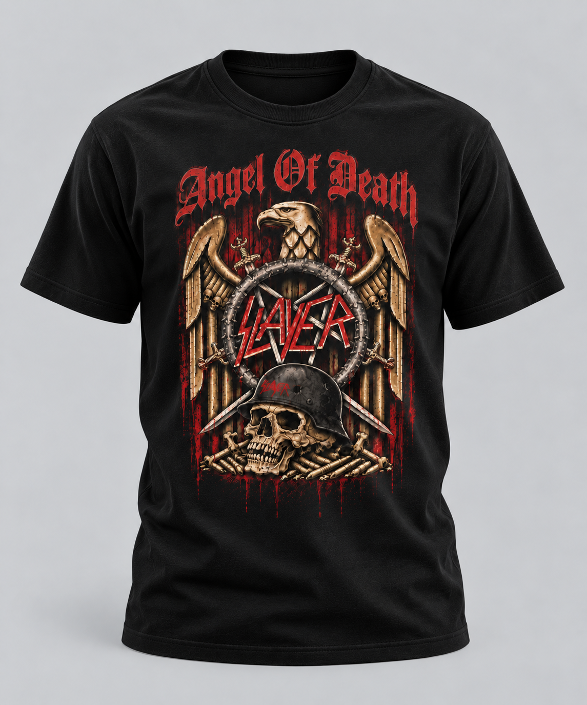 Camiseta Slayer Angel of Death - Urbana Premium