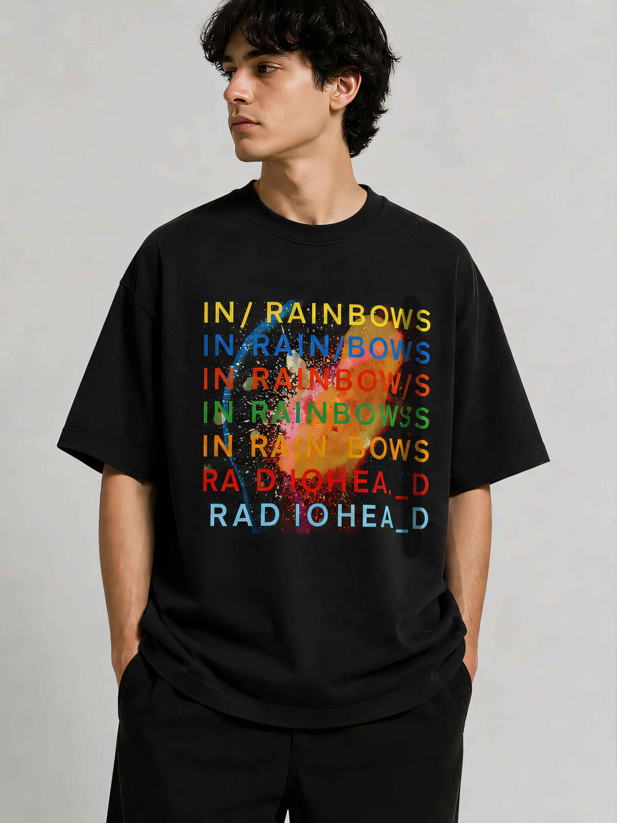 Camiseta Radiohead: In Rainbows – Heavy Oversize