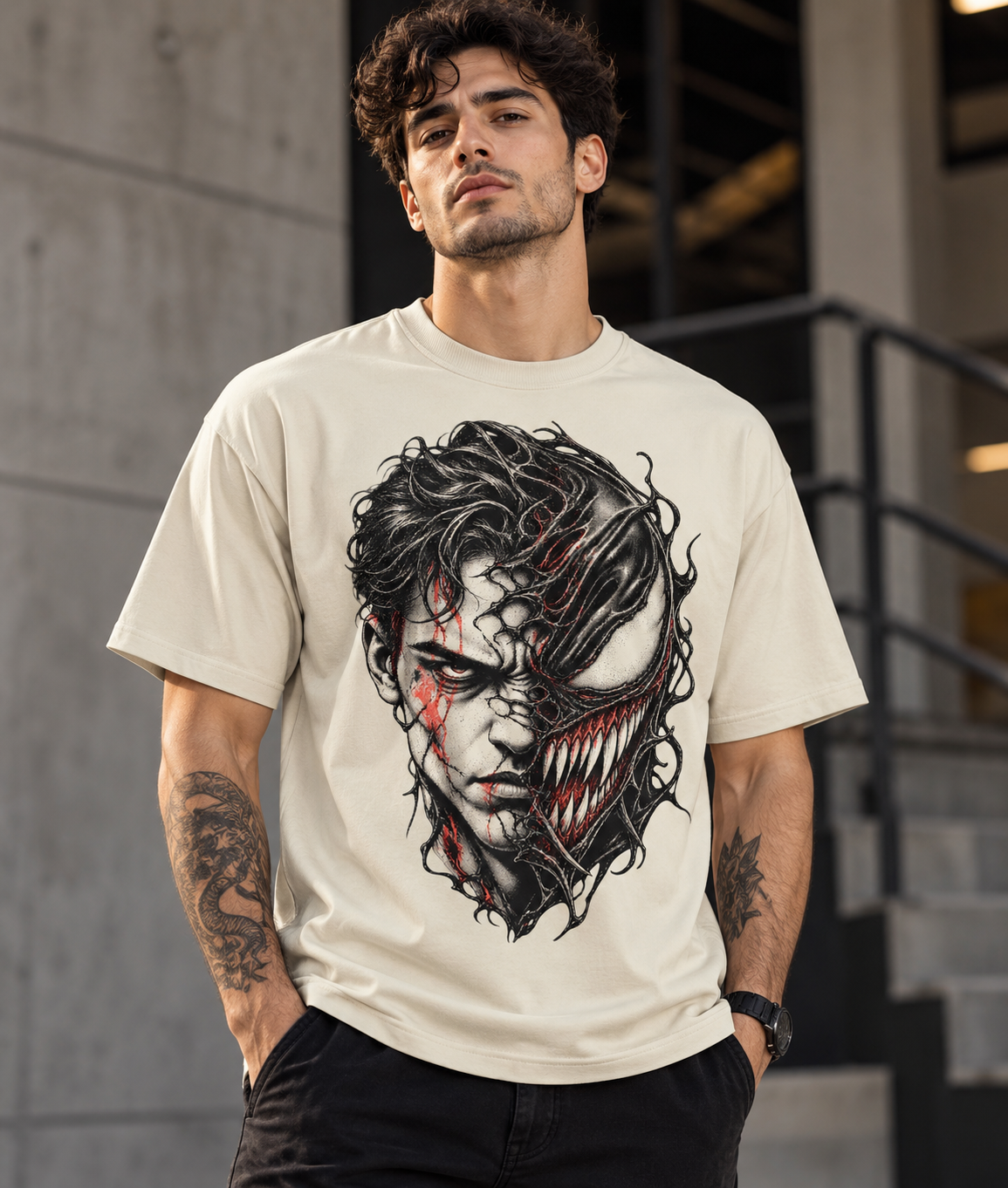 Camiseta Urbana Premium: Symbiote Infected