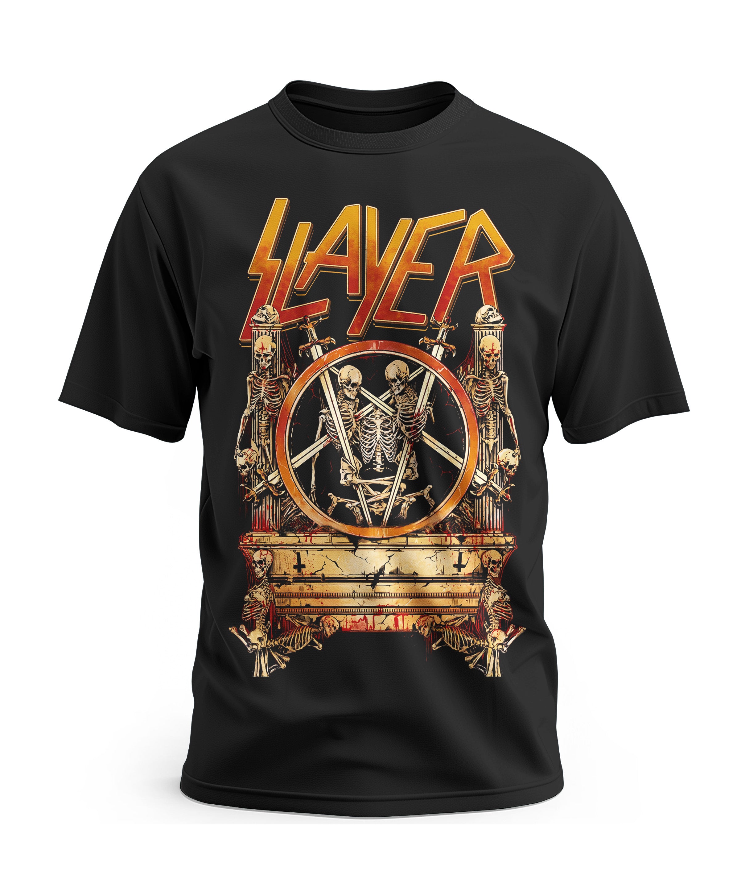 Camiseta Slayer Skeleton - Urbana Premium
