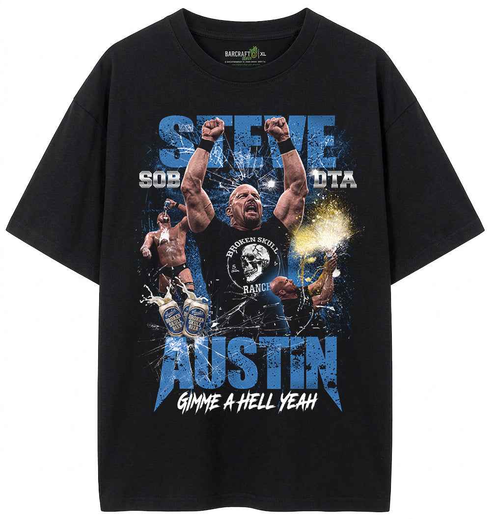 Camiseta Stone Cold Steve Austin: Austin 3:16 – Heavy Oversize