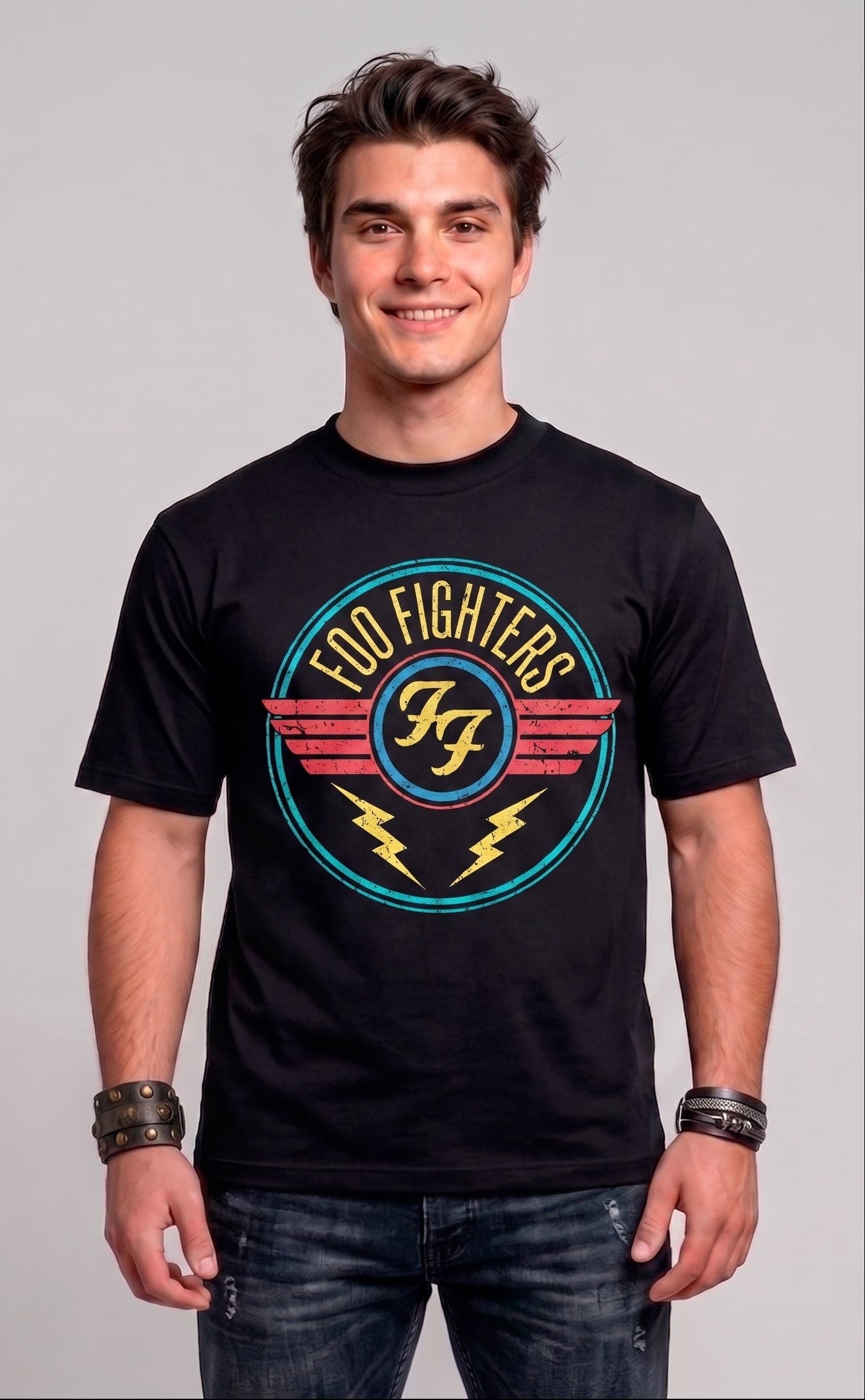 Camiseta Foo Fighters Vintage Wings – Urbana Premium