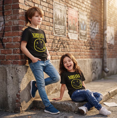 Camiseta Kids Rock – Edición Nirvana (Niños)