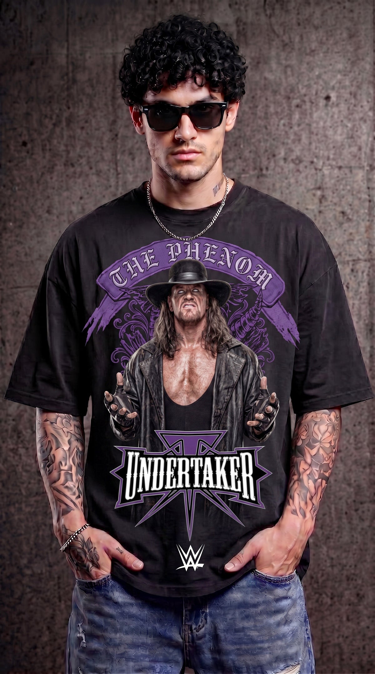Camiseta The Undertaker: The Phenom – Heavy Oversize