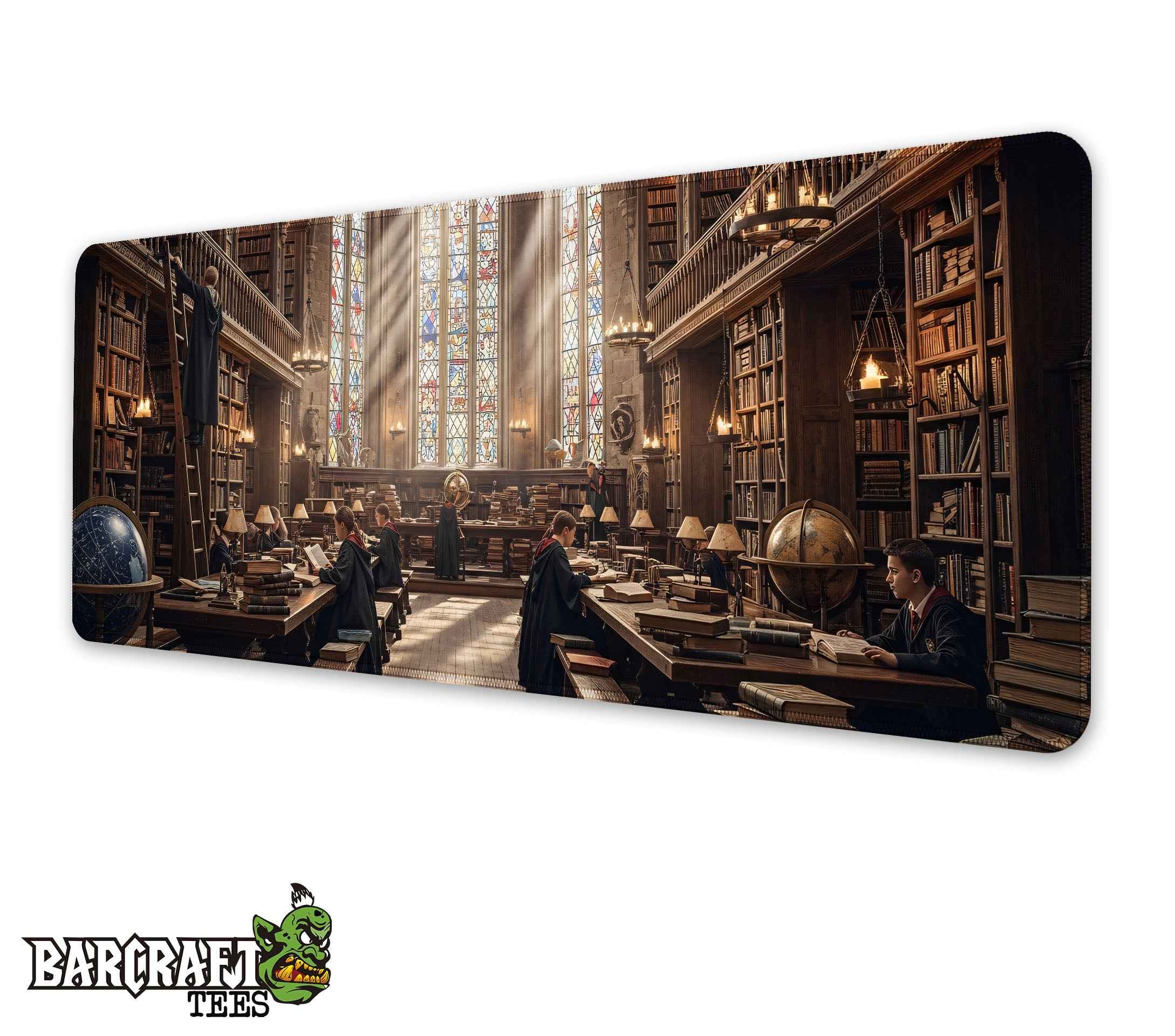 Hogwarts Library Pad Mouse Gaming XL