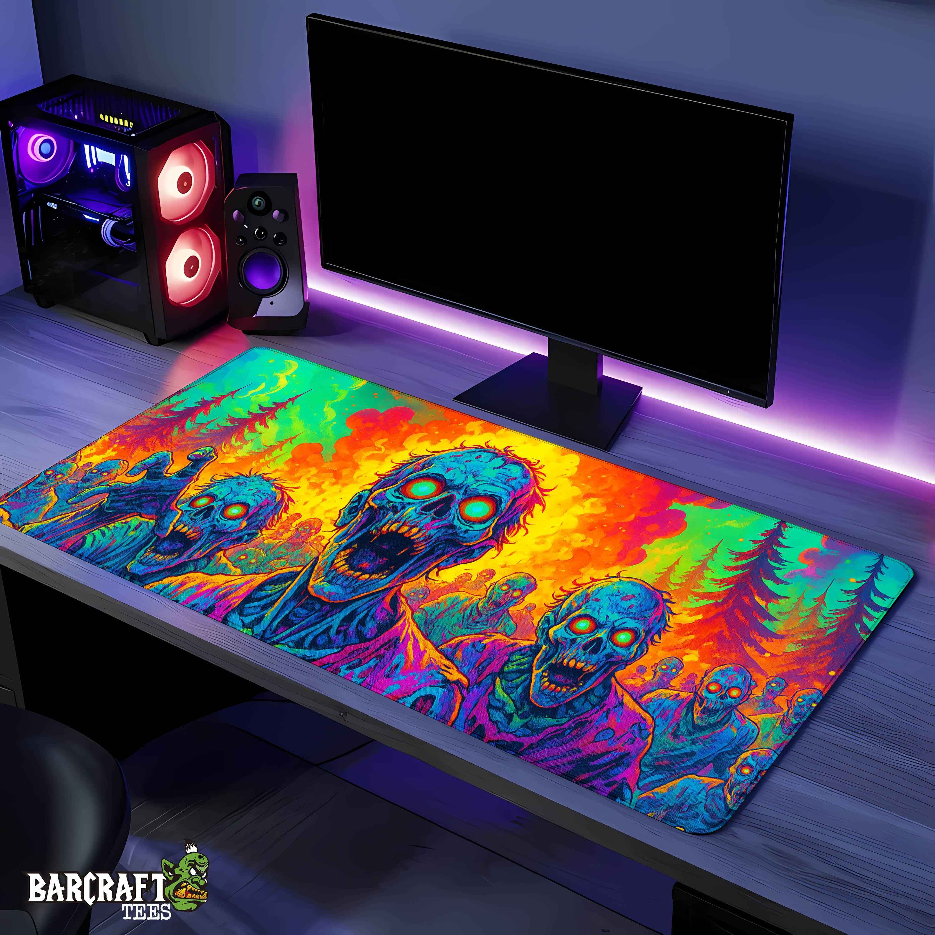 Horda Zombie Pad Mouse Gaming XL