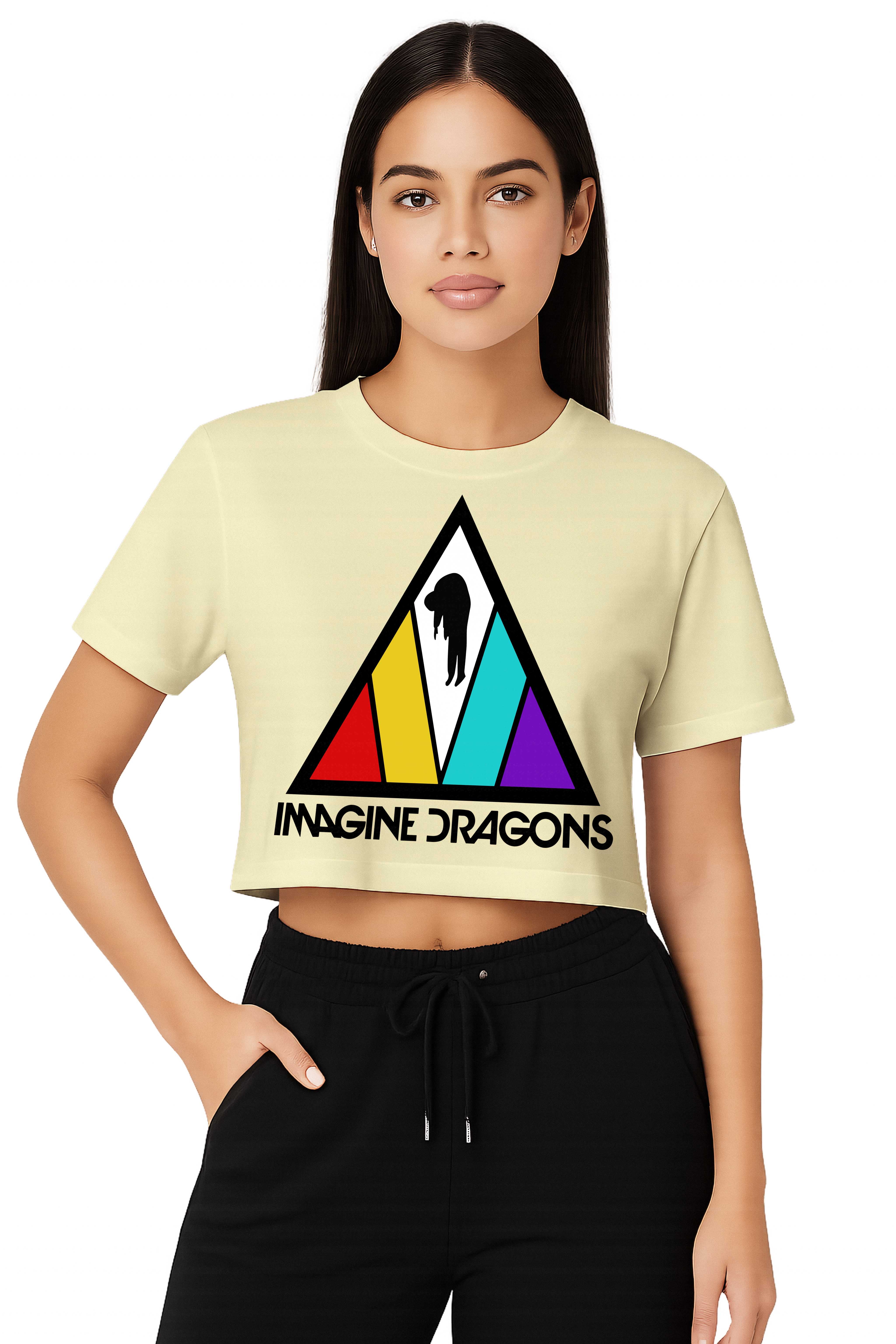 Imagine Dragons Prisma Crop Top
