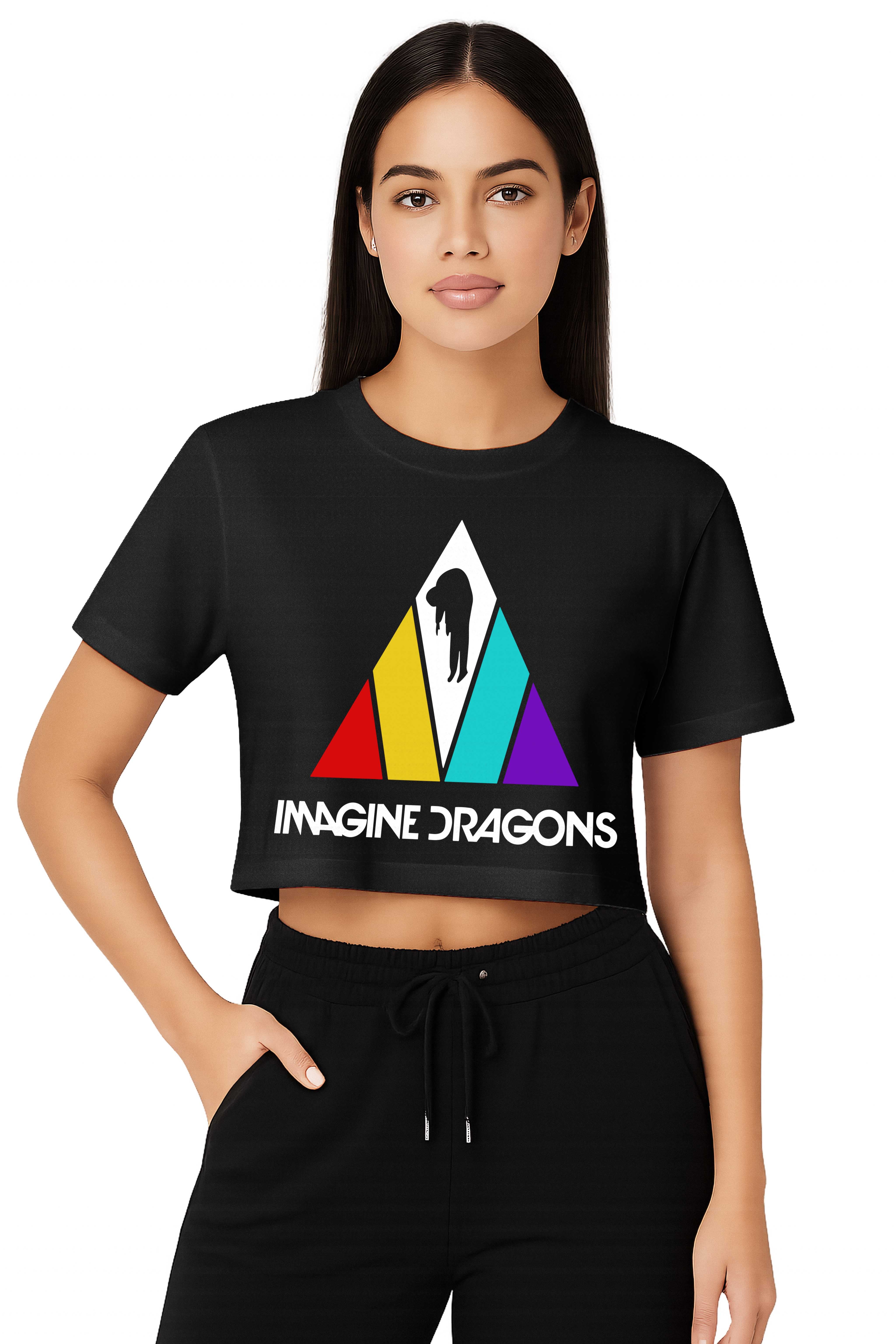 Imagine Dragons Prisma Crop Top