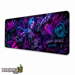 Mouse Pad XL Jinx Neon Chaos