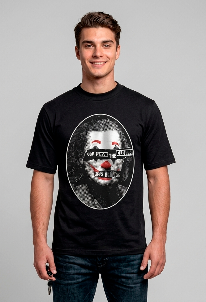 Camiseta Joker God save the clown Urbana Premium