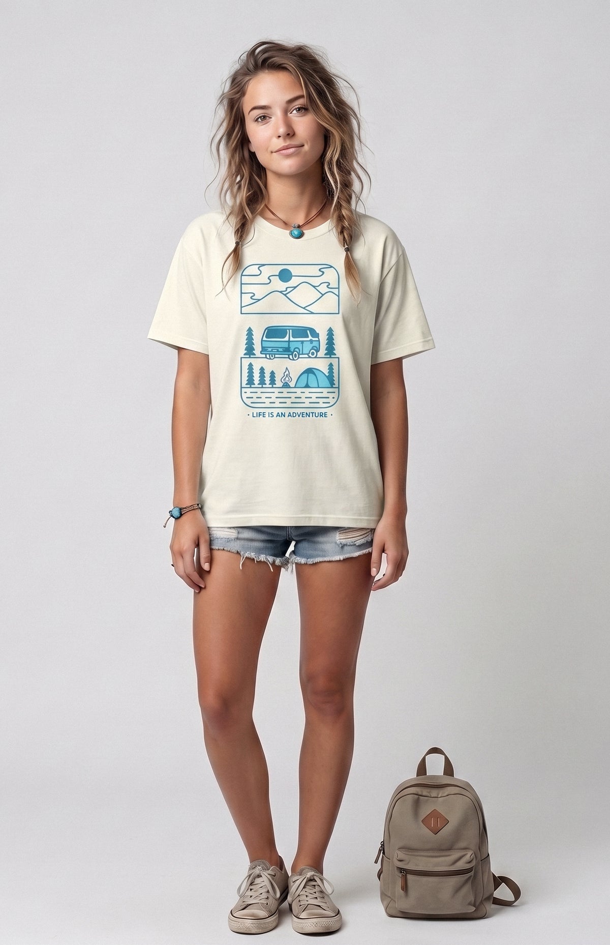 Camiseta Life is an adventure Urbana Premium