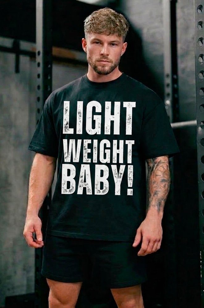 Camiseta  Light Weight Baby! – Oversized
