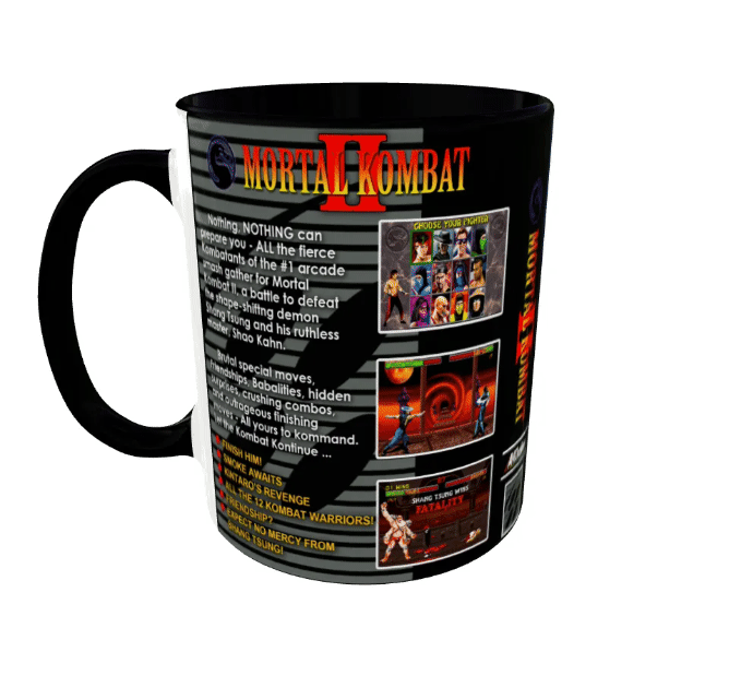 Mug Mortal Kombat II: Retro Box Art Edition (11 oz)