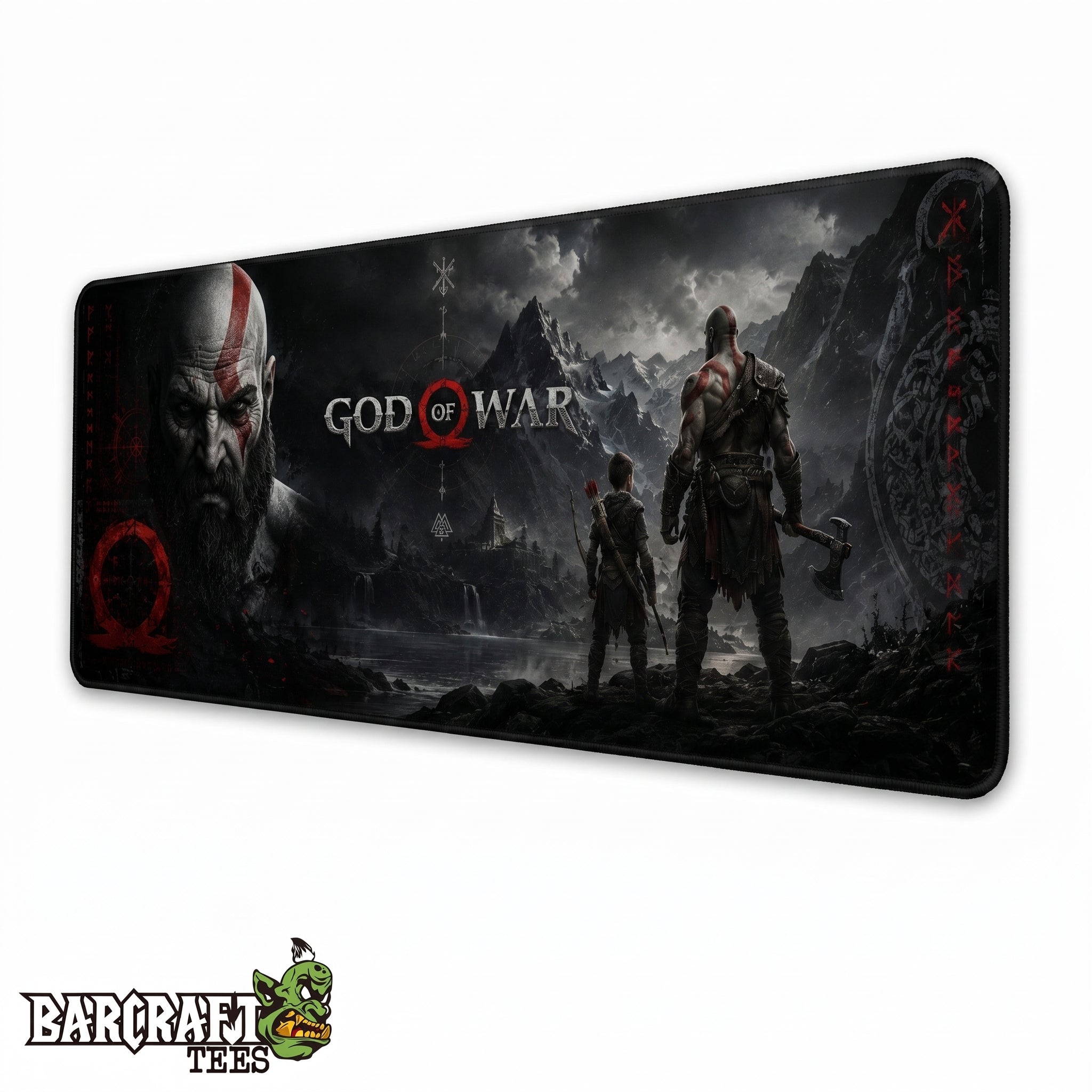 Mouse Pad XL God of War Tierras Nórdicas