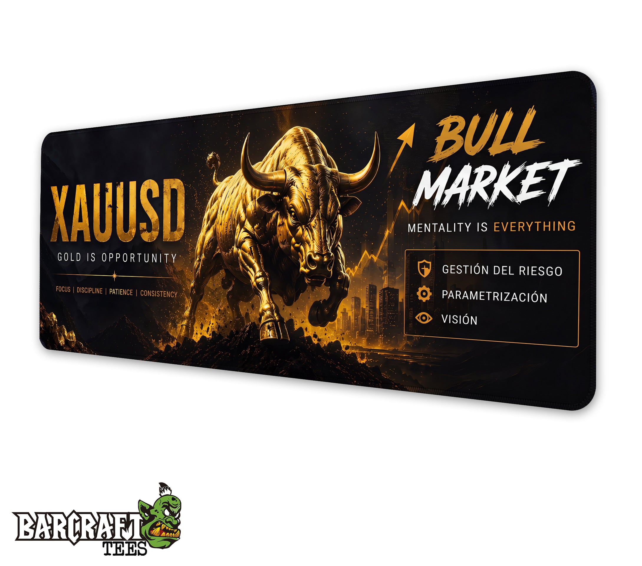 Mouse Pad XL Trading & Finance: XAUUSD Bull Market Edition