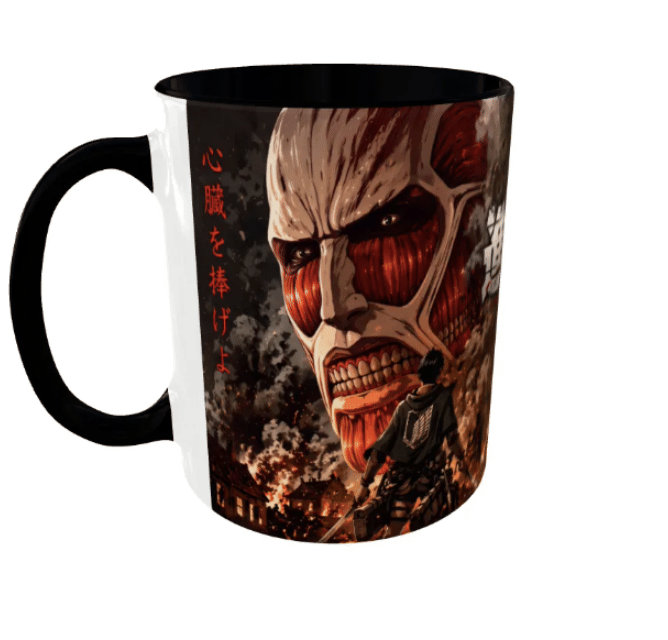 Mug Premium Attack on Titan Retumbar de Libertad