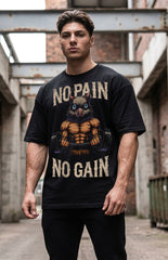 Camiseta No Pain No Gain Inosuke Oversized