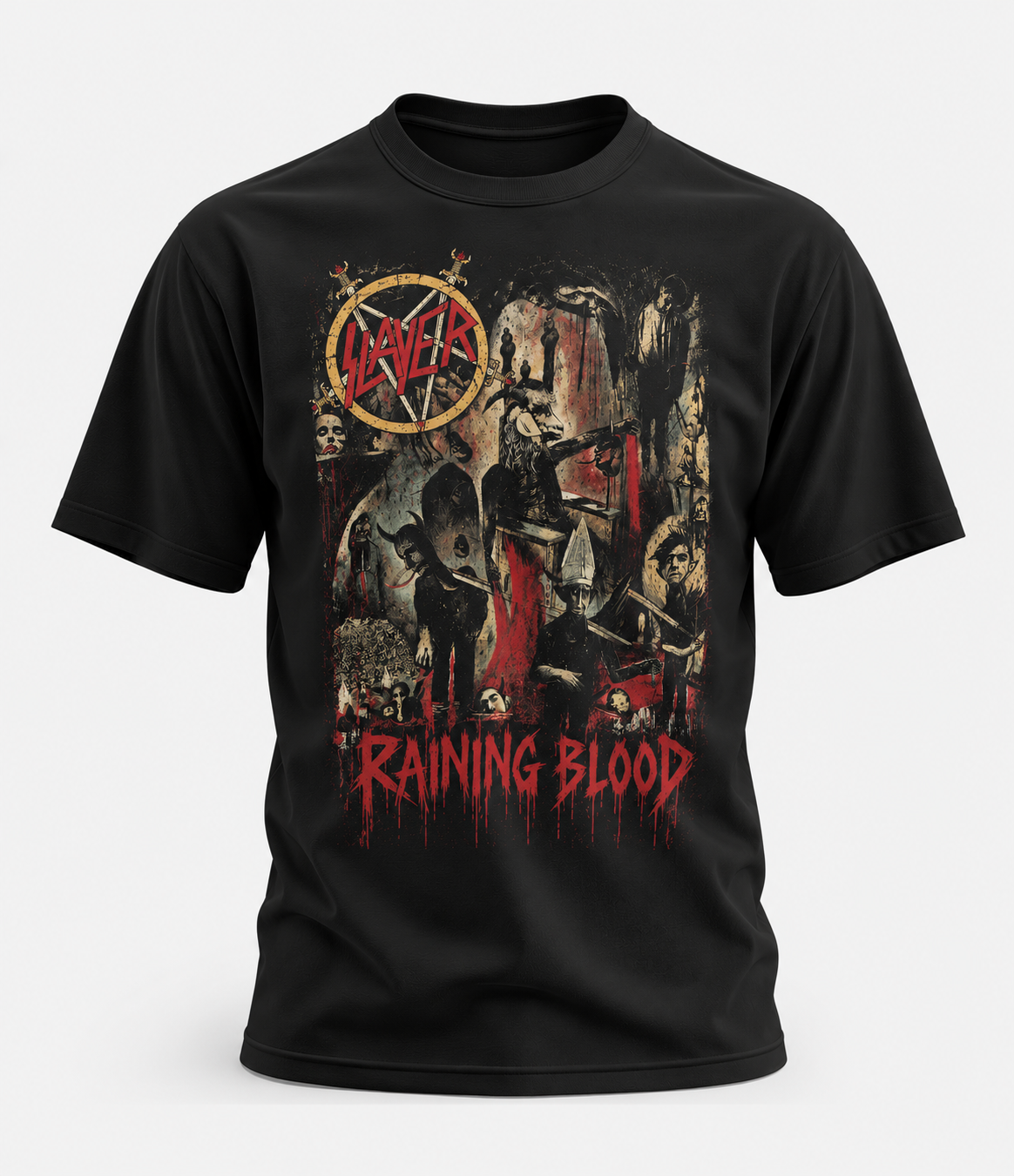 Camiseta Slayer RAINING BLOOD - Urbana Premium