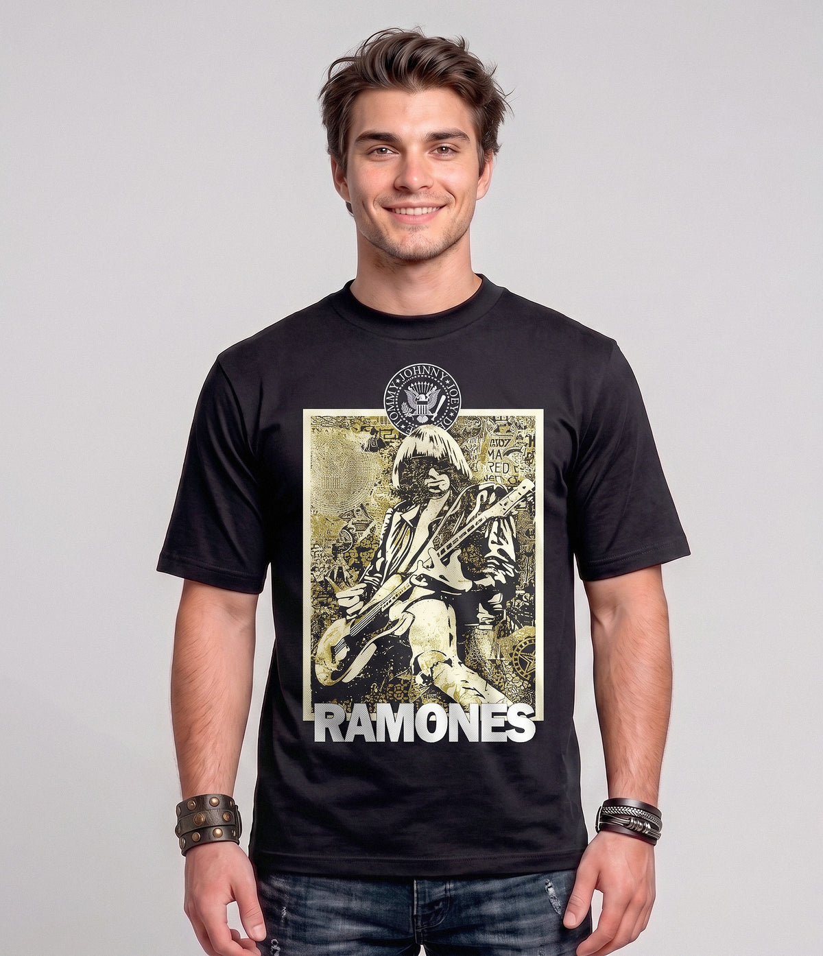 Camiseta Ramones Punk – Urbana Premium