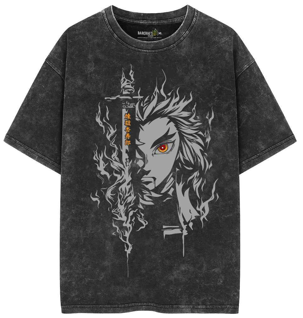 Rengoku Acid Wash Oversized