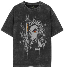 Rengoku Acid Wash Oversized