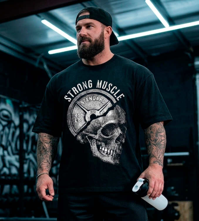 Camiseta Strong Muscle – Oversized