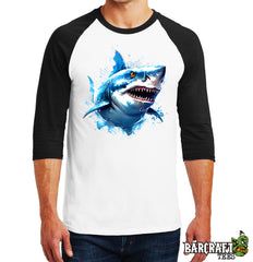 The Shark 3/4 Sleeves