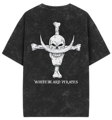 Whitebeard Pirates Acid Wash Oversized