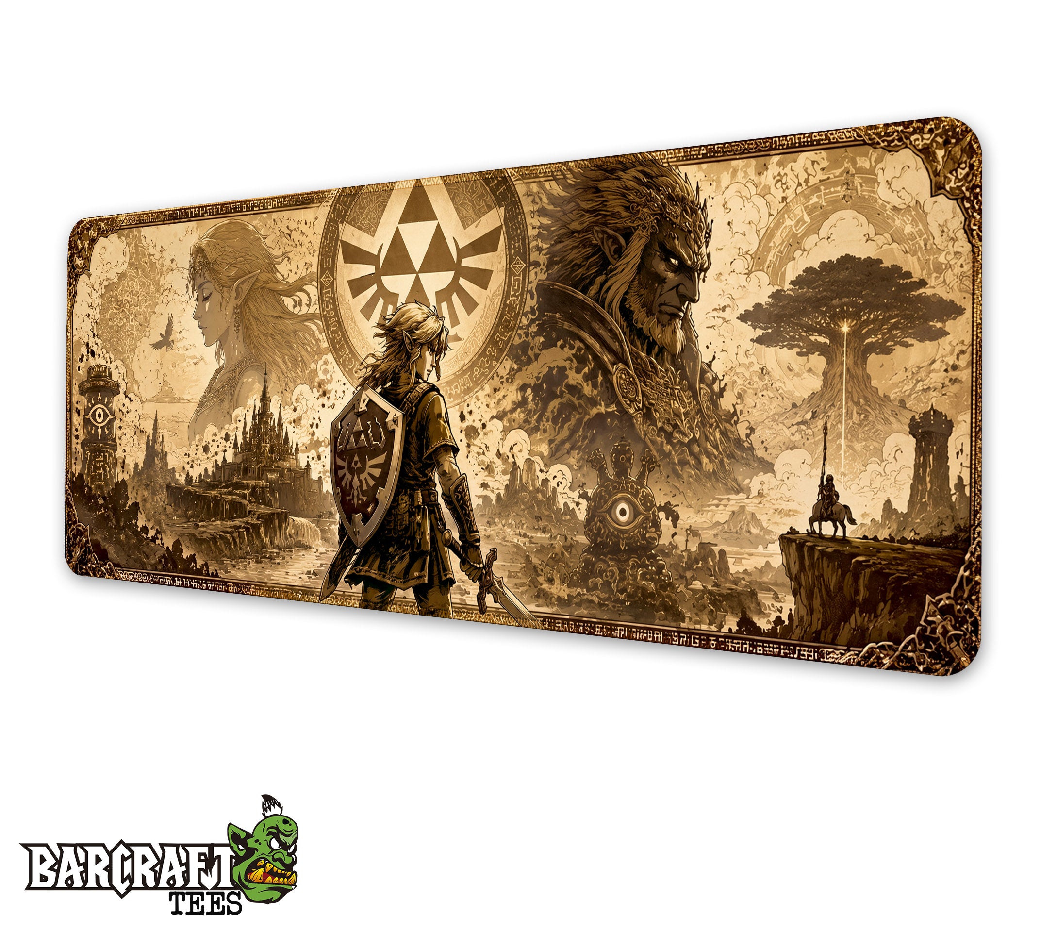 Mouse Pad XL Zelda Vs Ganon