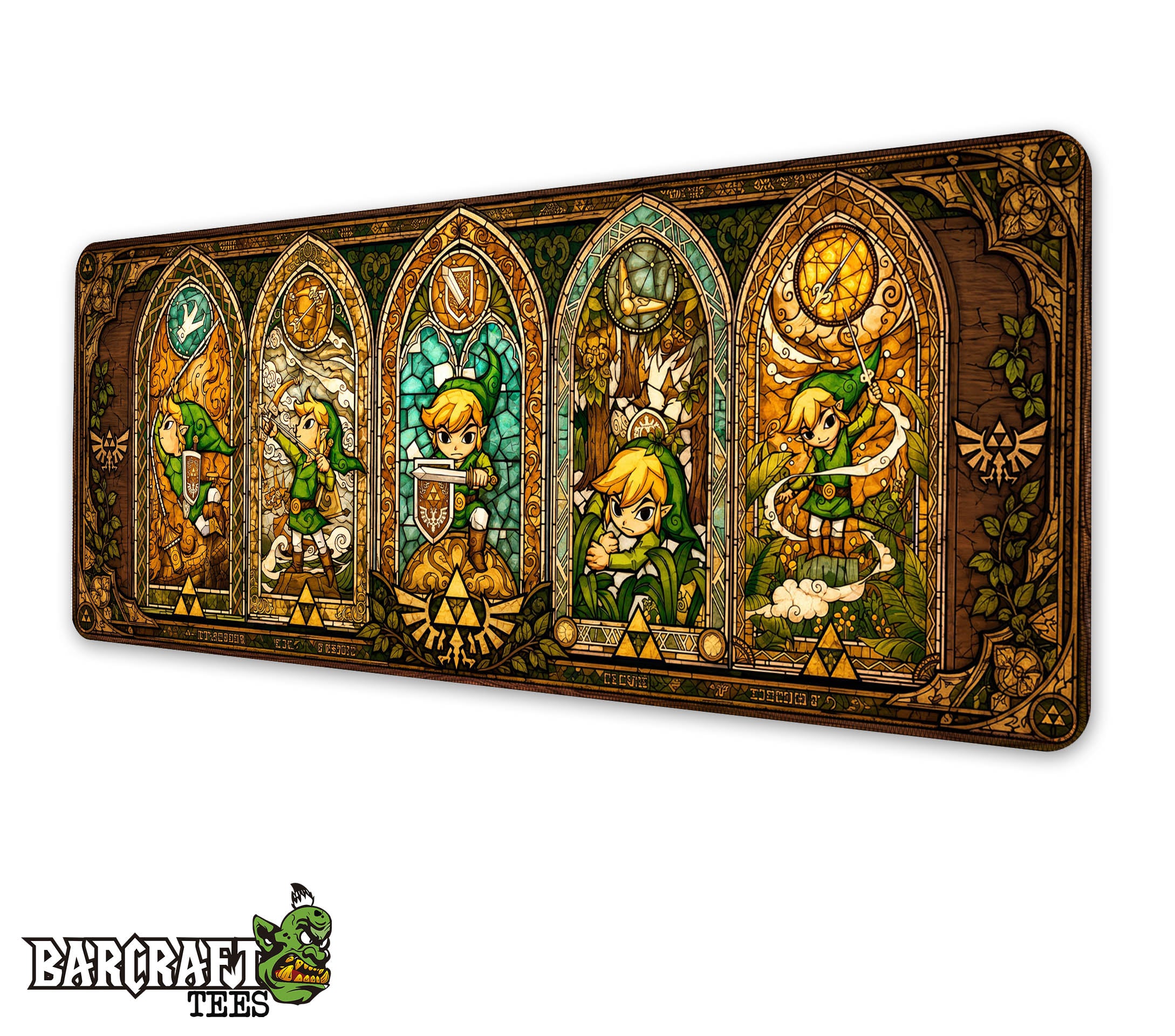 Mouse Pad XL Zelda Wind Waker Vitral