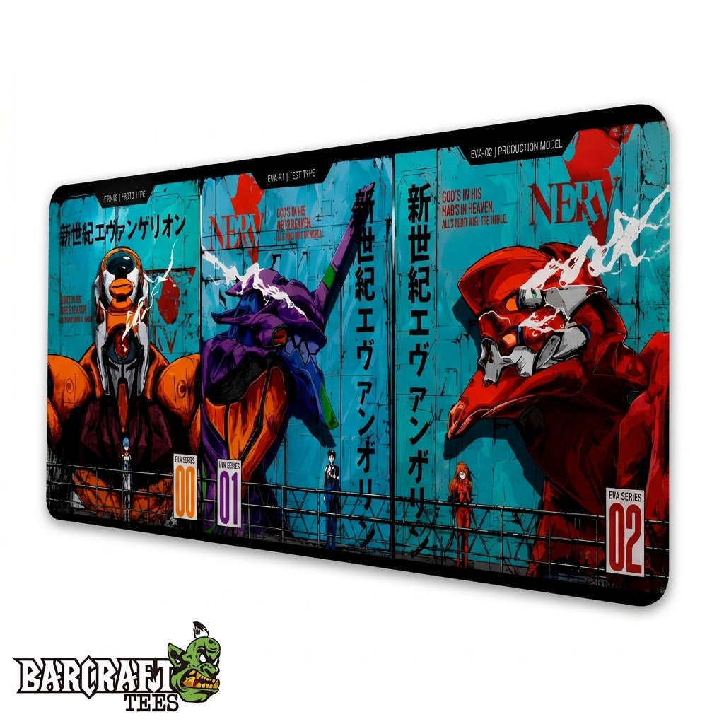 Mouse Pad XL Evangelion NERV Trinity Edition
