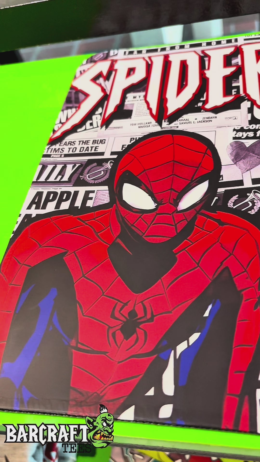 Spiderman Breaking News Pad Mouse Gaming XL