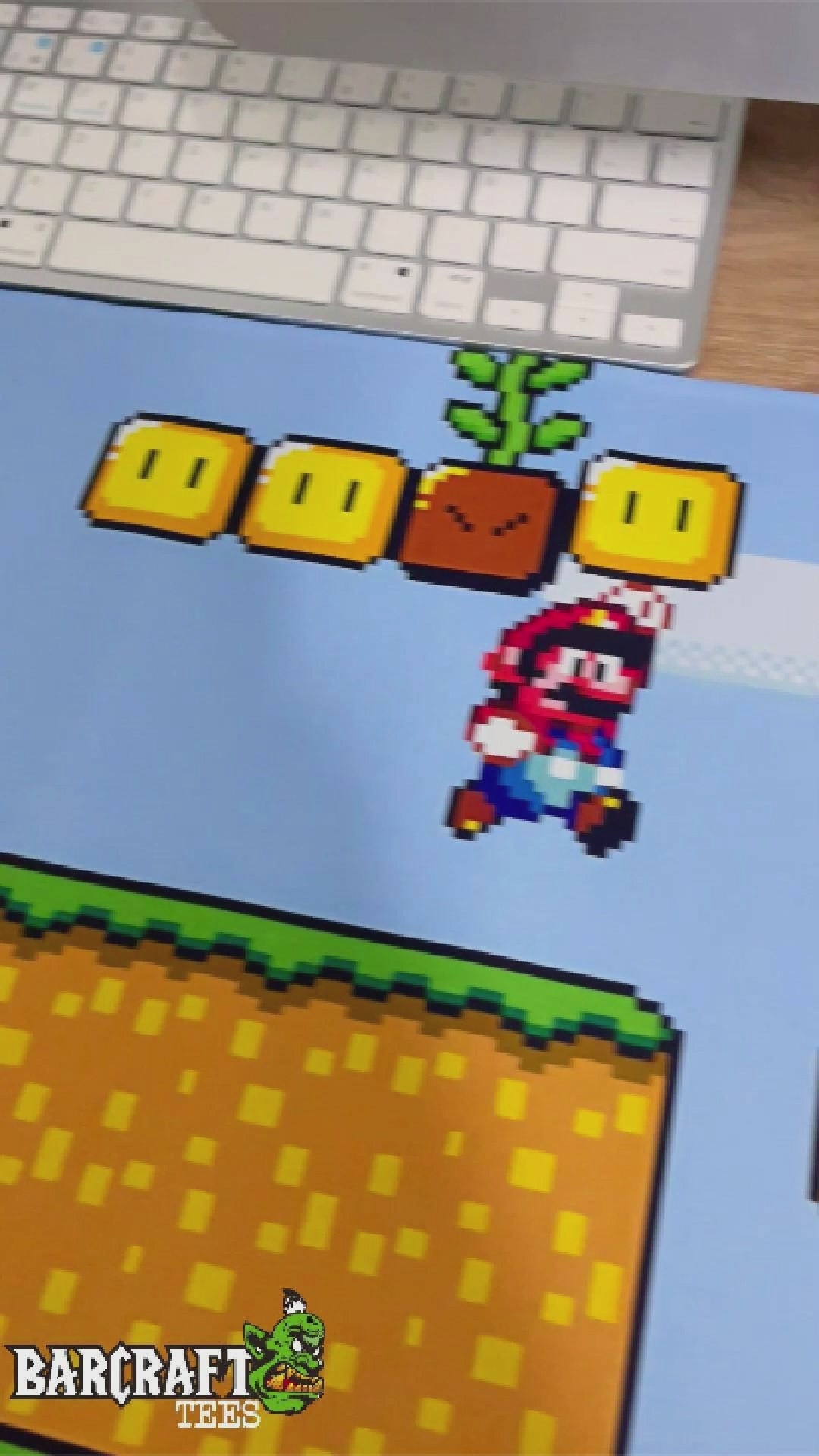 Pad Mouse Gaming XL Mario World