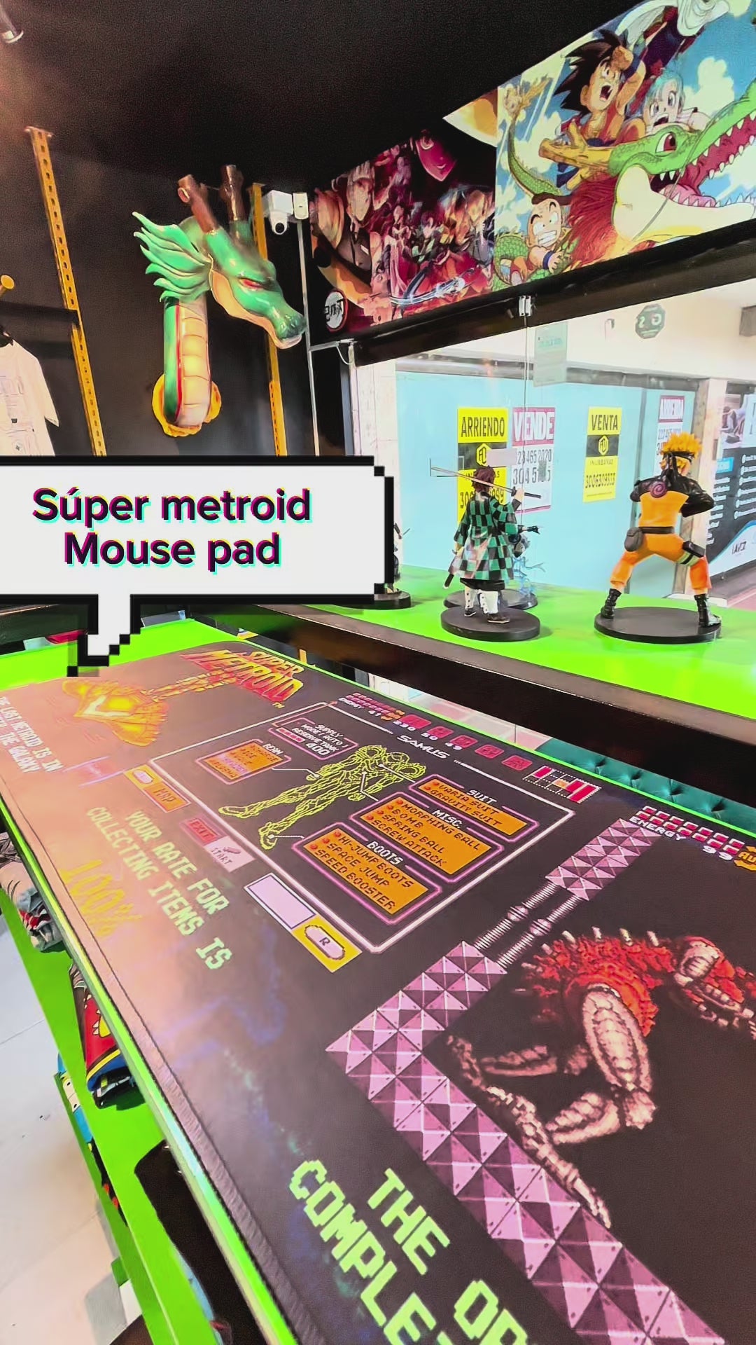 Super Metroid Pad Mouse Gaming XL